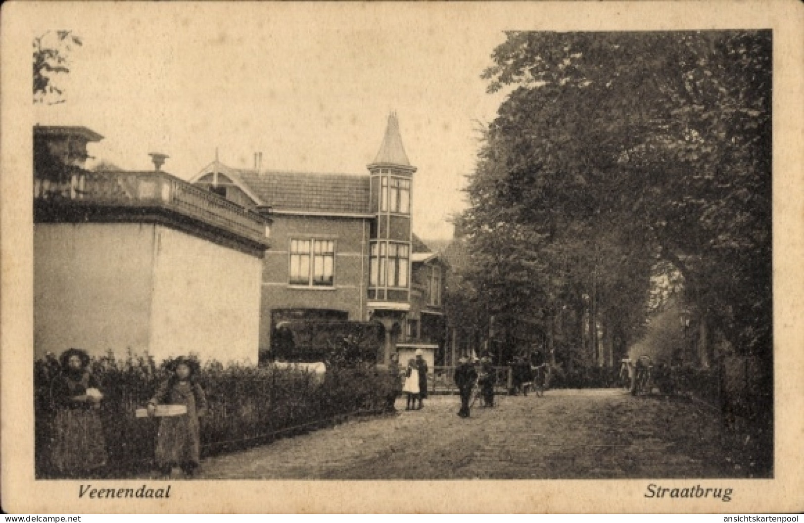 CPA Veenendaal Utrecht Niederlande, Straatbrug