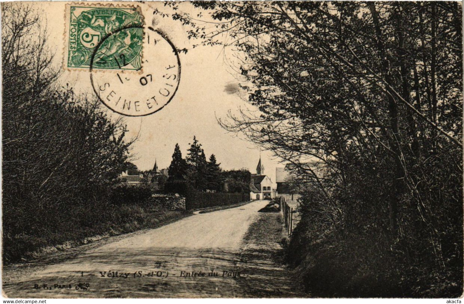 CPA Velizy - Entree du Pays (103229)