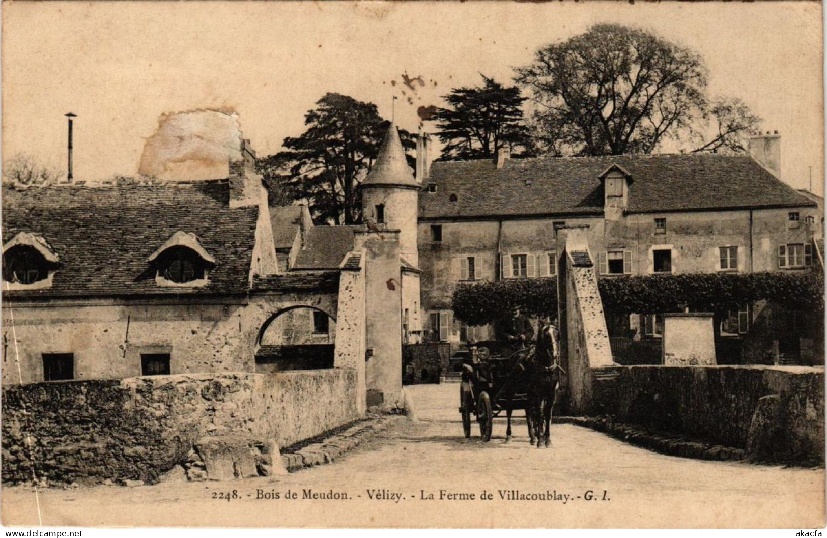 CPA Velizy La Ferme de Villacoublay (617820)