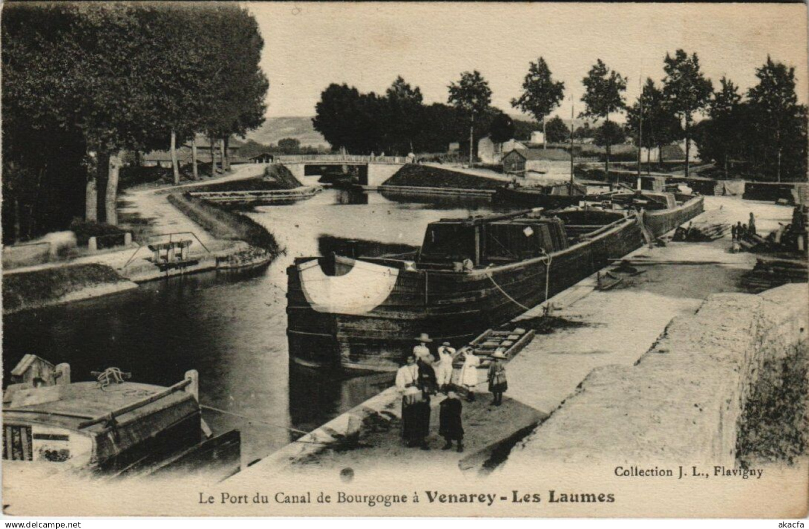 CPA VENAREY-LES-LAUMES - Le Port du Canal de Bourgogne (115913)