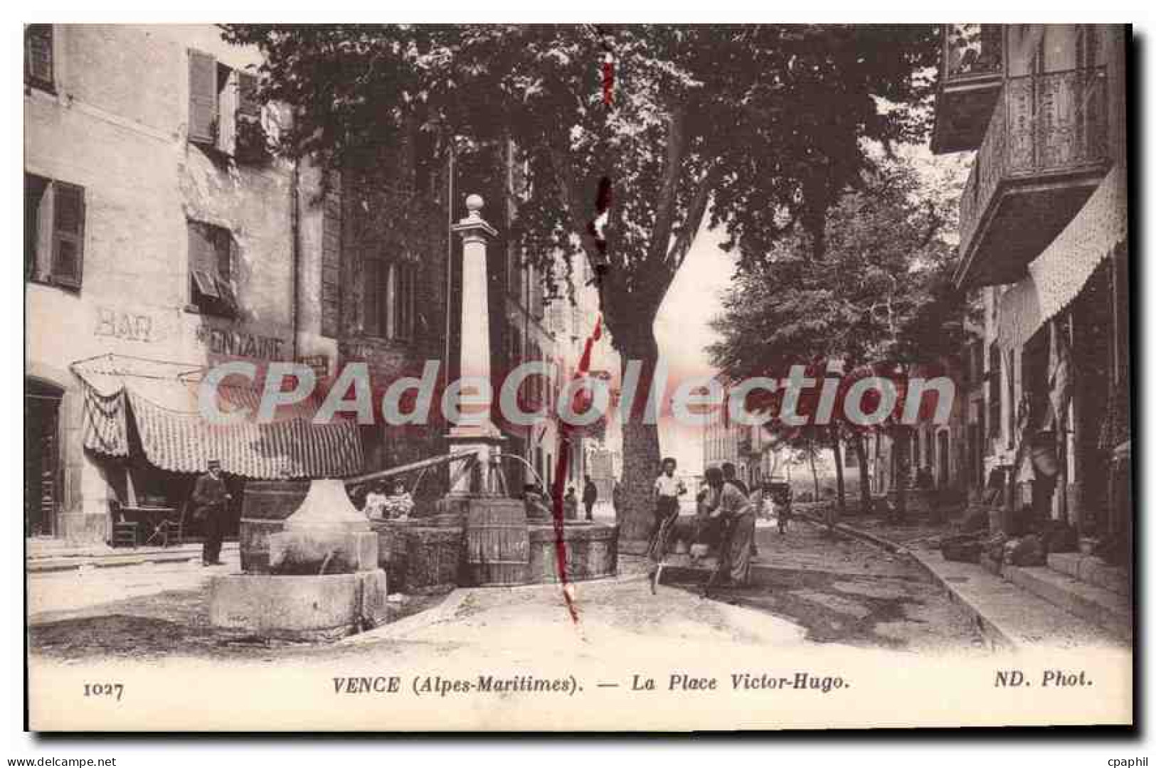 CPA VENCE place Victor Hugo