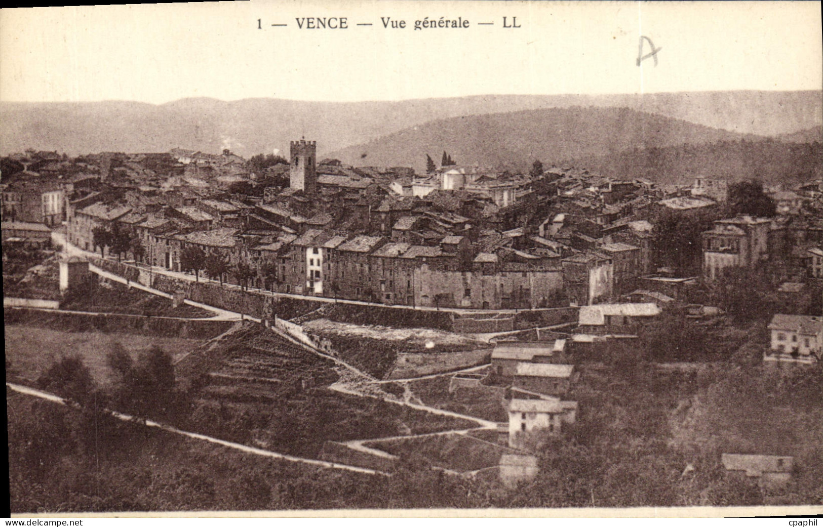 CPA Vence Vue generale