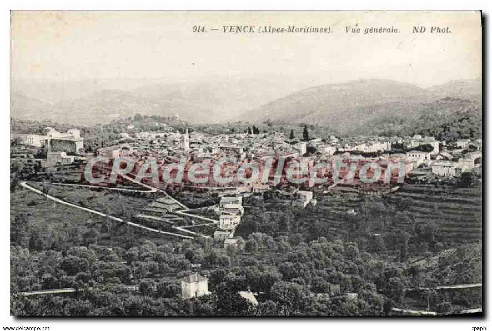 CPA Vence Vue generale