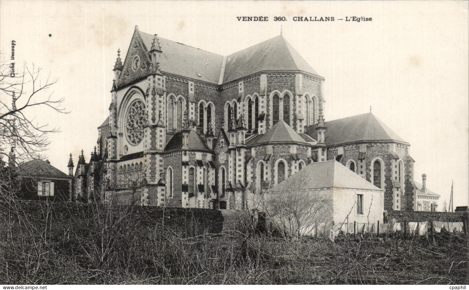 CPA Vendee Challans L'Eglise
