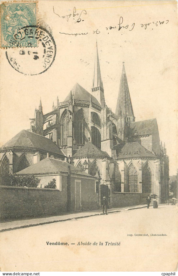 CPA Vendome Abside de la Trinite