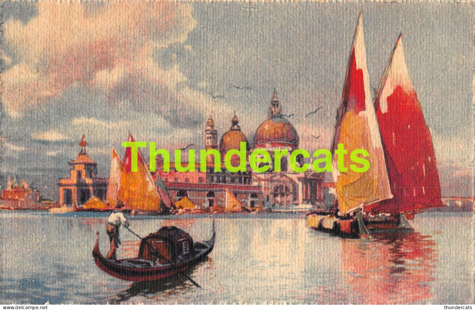 CPA VENISE VENEZIA VENICE ILLUSTRATEUR AQUARELLE CHIESA DELLA SALUTE