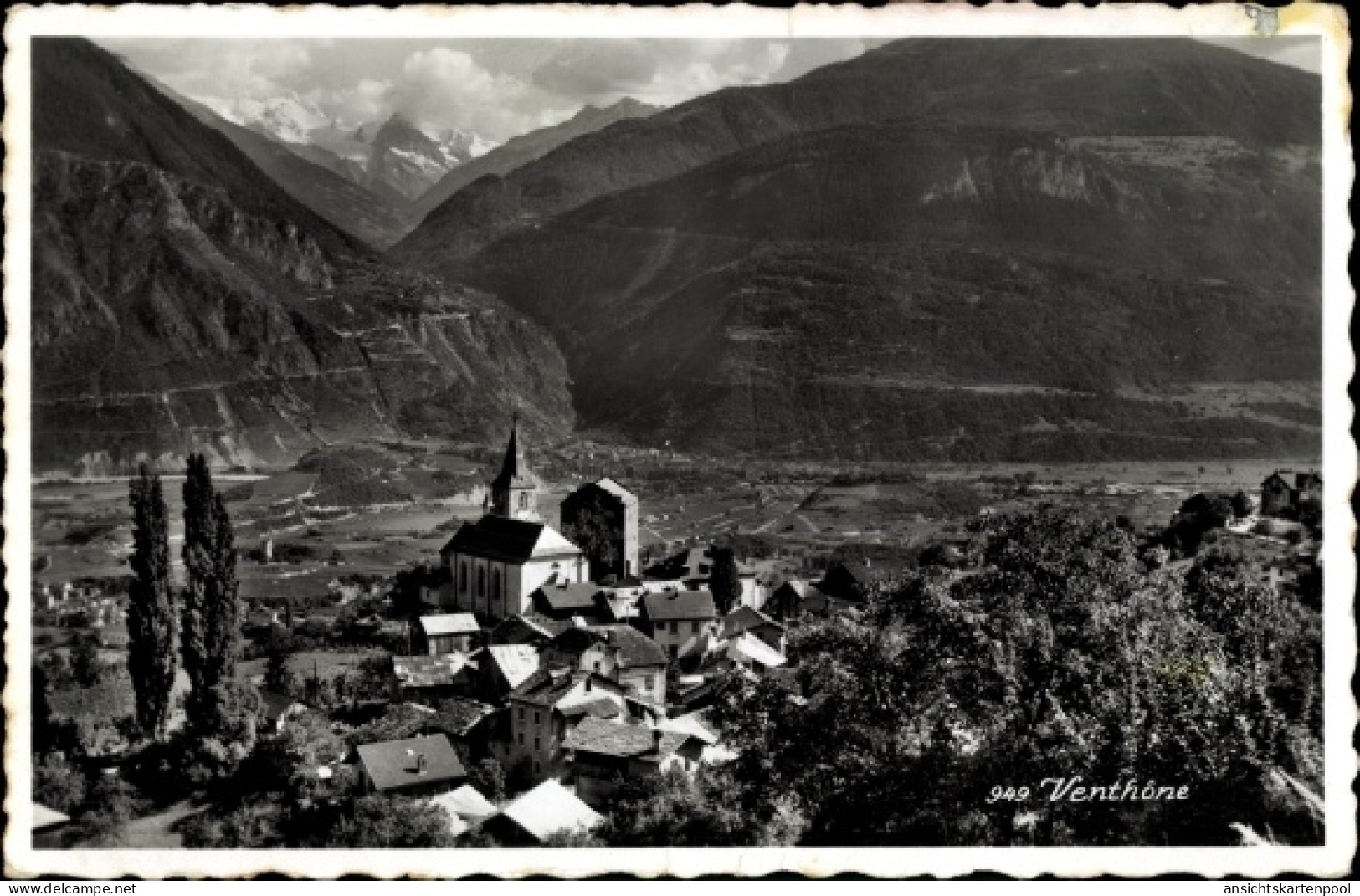 CPA Venthône Kanton Wallis, Gesamtansicht