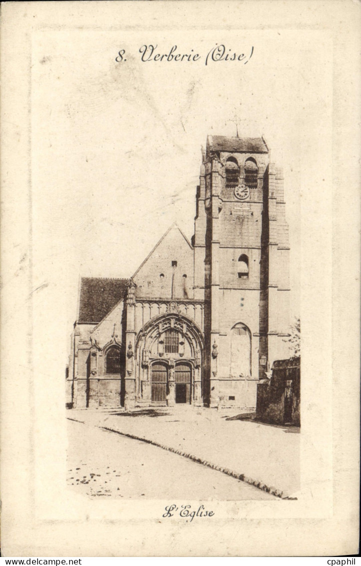 CPA Verberie église