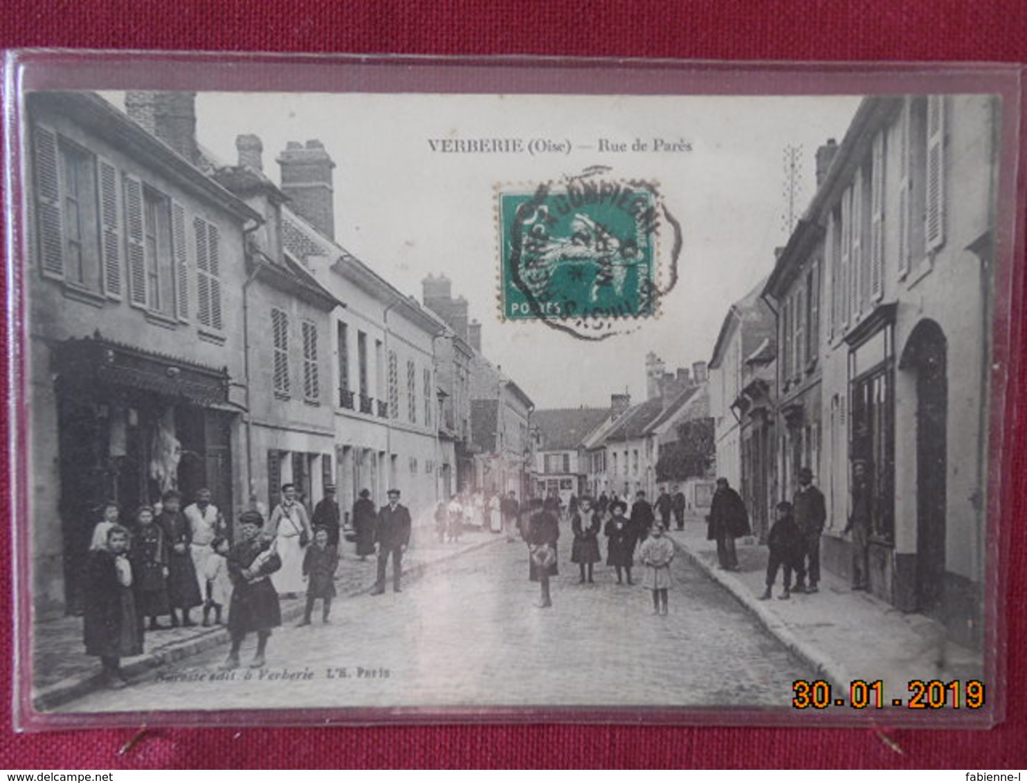 CPA - Verberie - Rue de Paris