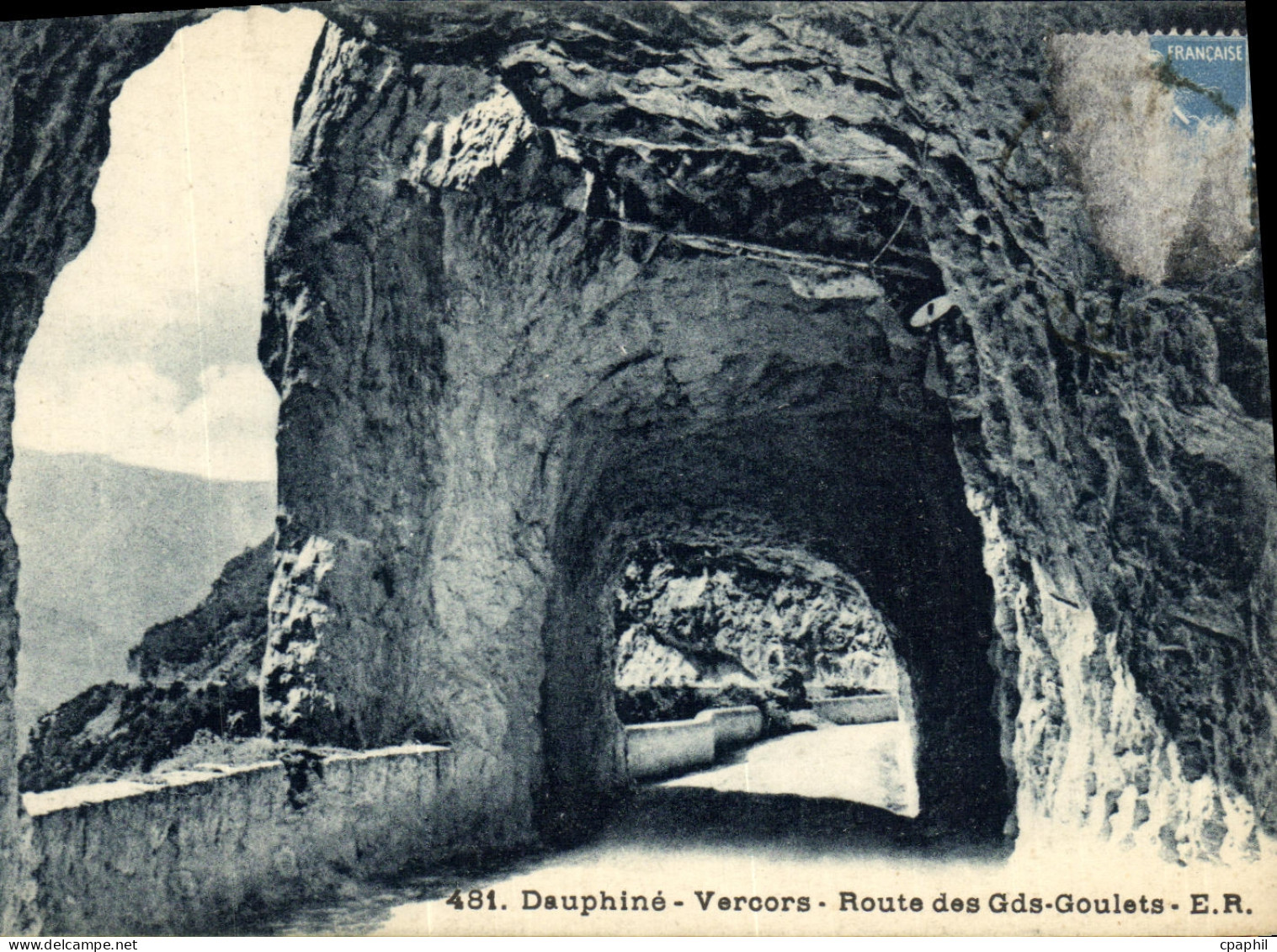 CPA Vercors Route des Gds Goulets