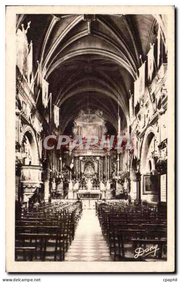 CPA Verdelais Interieur de la basilique