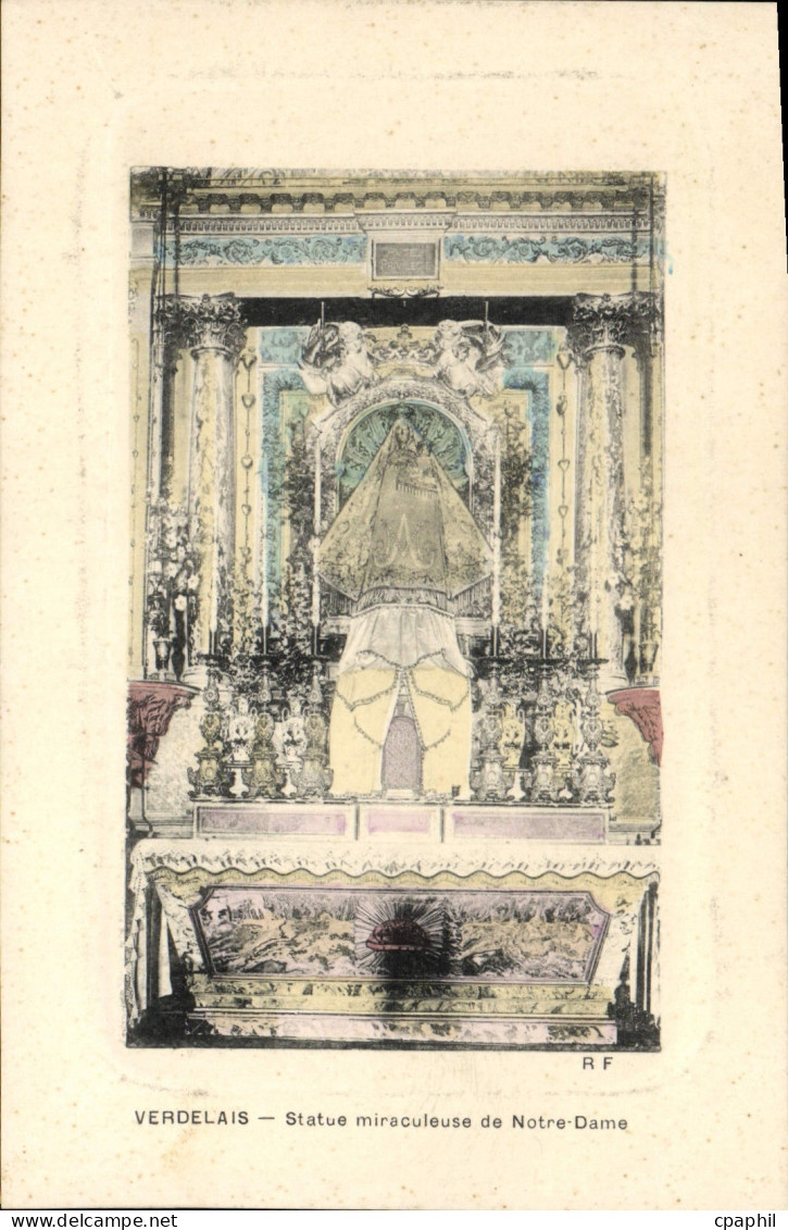 CPA Verdelais Statue Miraculeuse De Notre Dame
