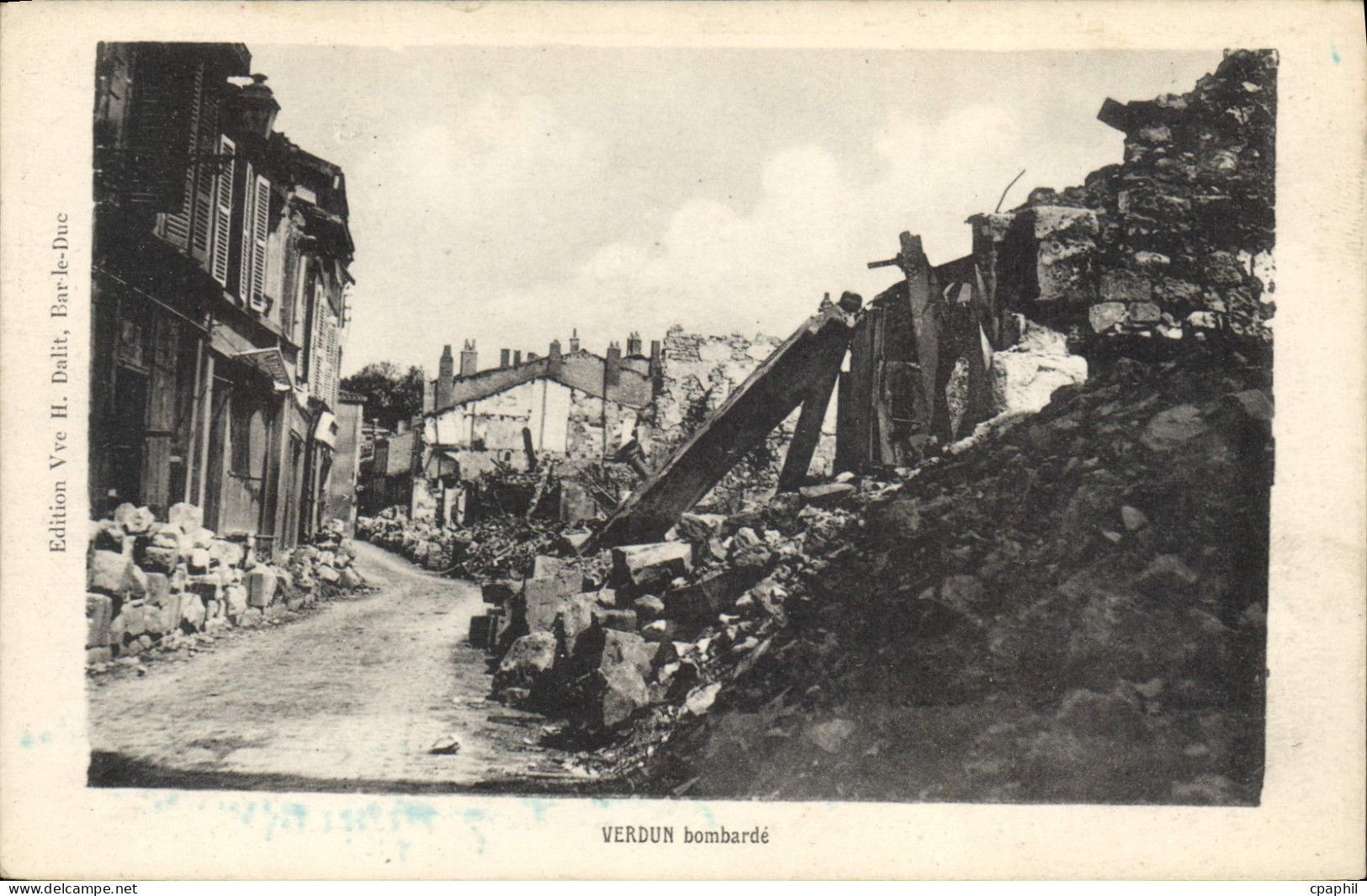 CPA Verdun Bombarde