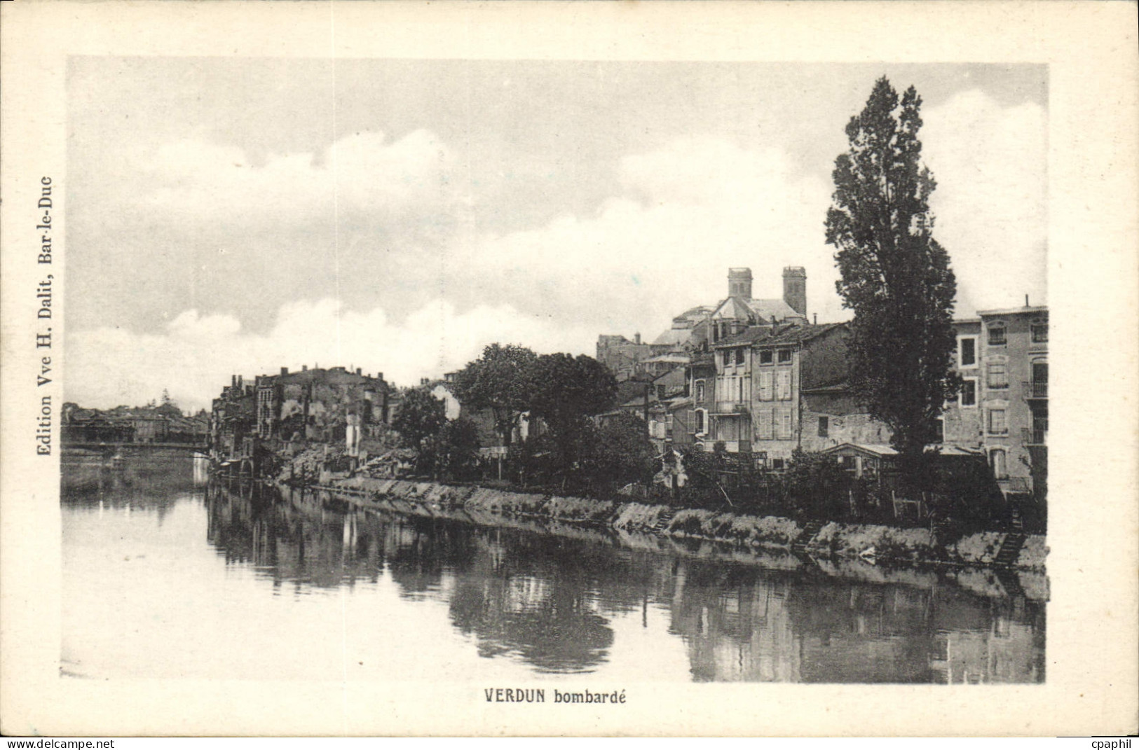 CPA Verdun bombarde