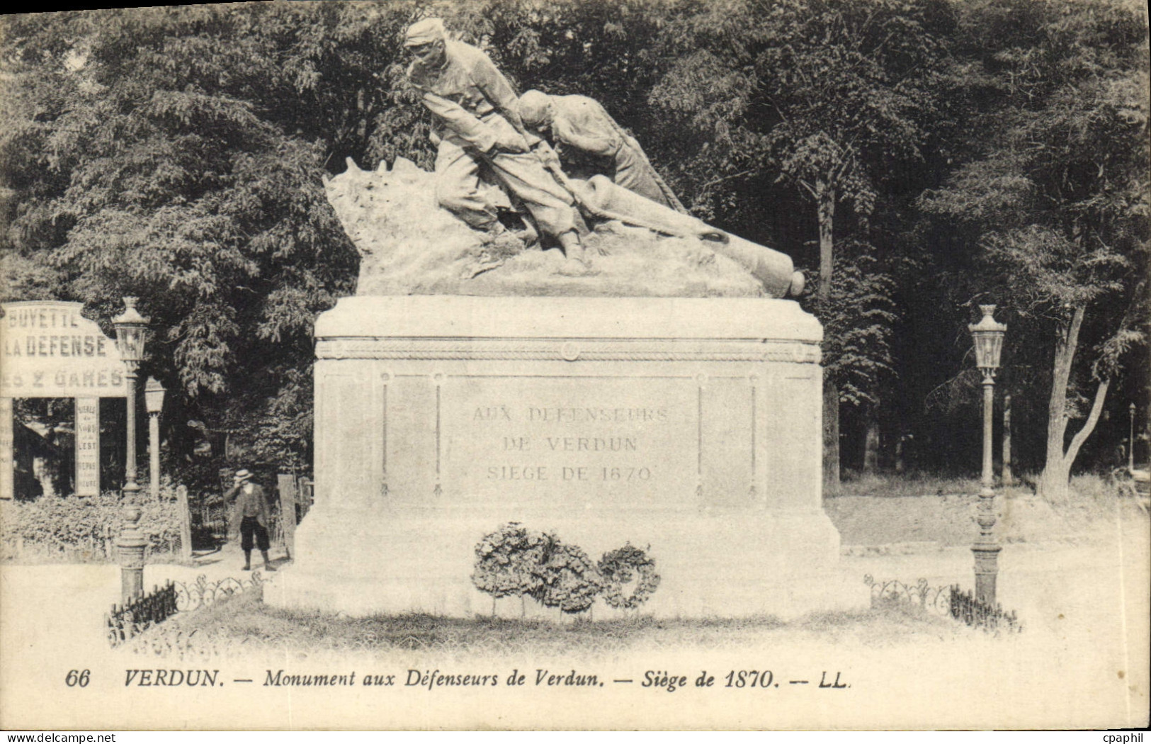 CPA Verdun Monument aux Defenseurs de Verdun Siege de 1870