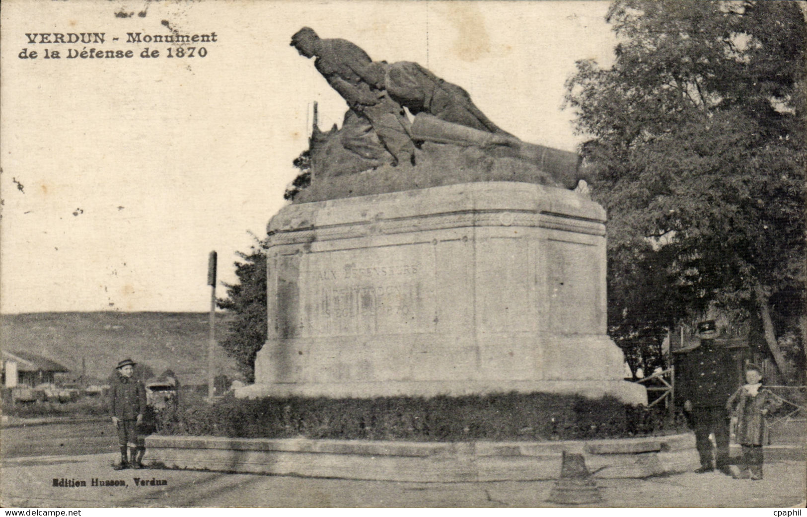 CPA Verdun Monument de la Defense de 1870