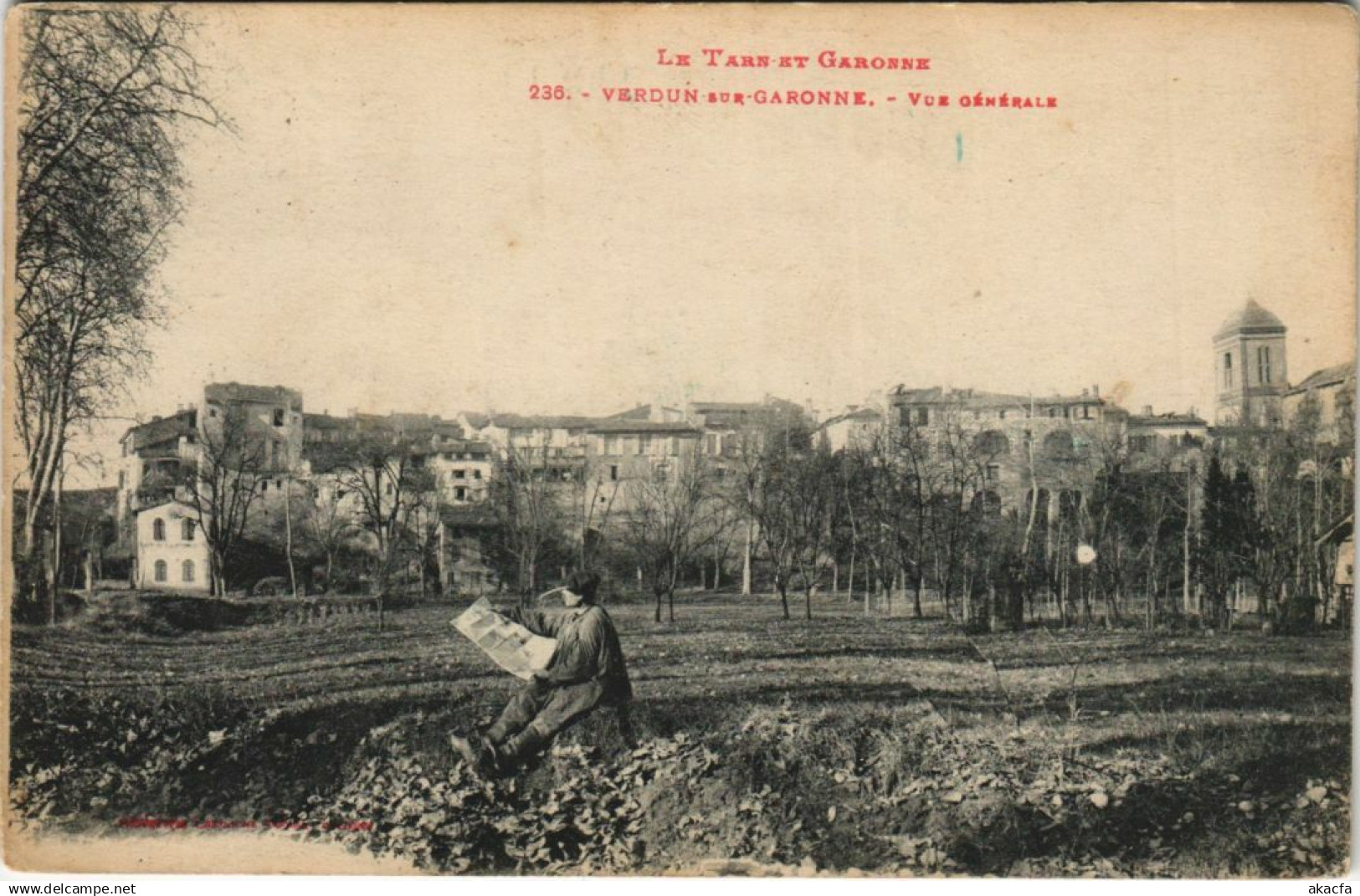 CPA VERDUN-SUR-GARONNE Vue générale (979356)