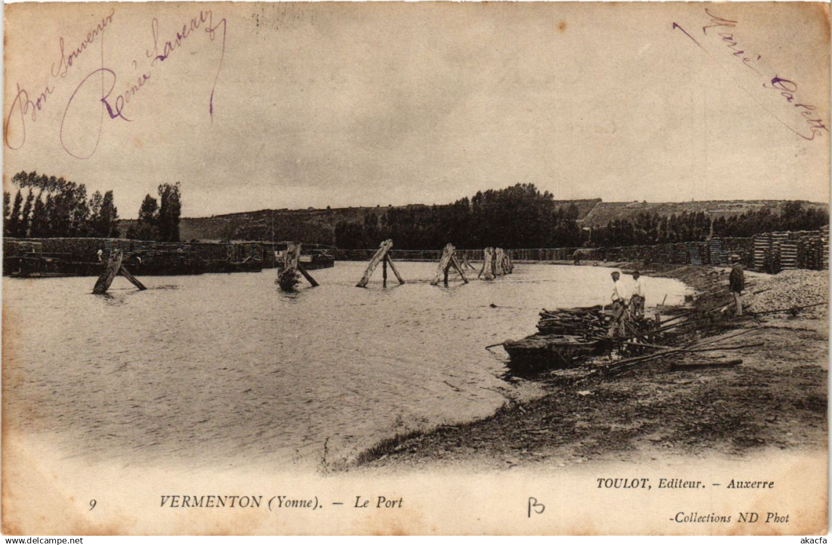 CPA VERMENTON - Le Port (658377)