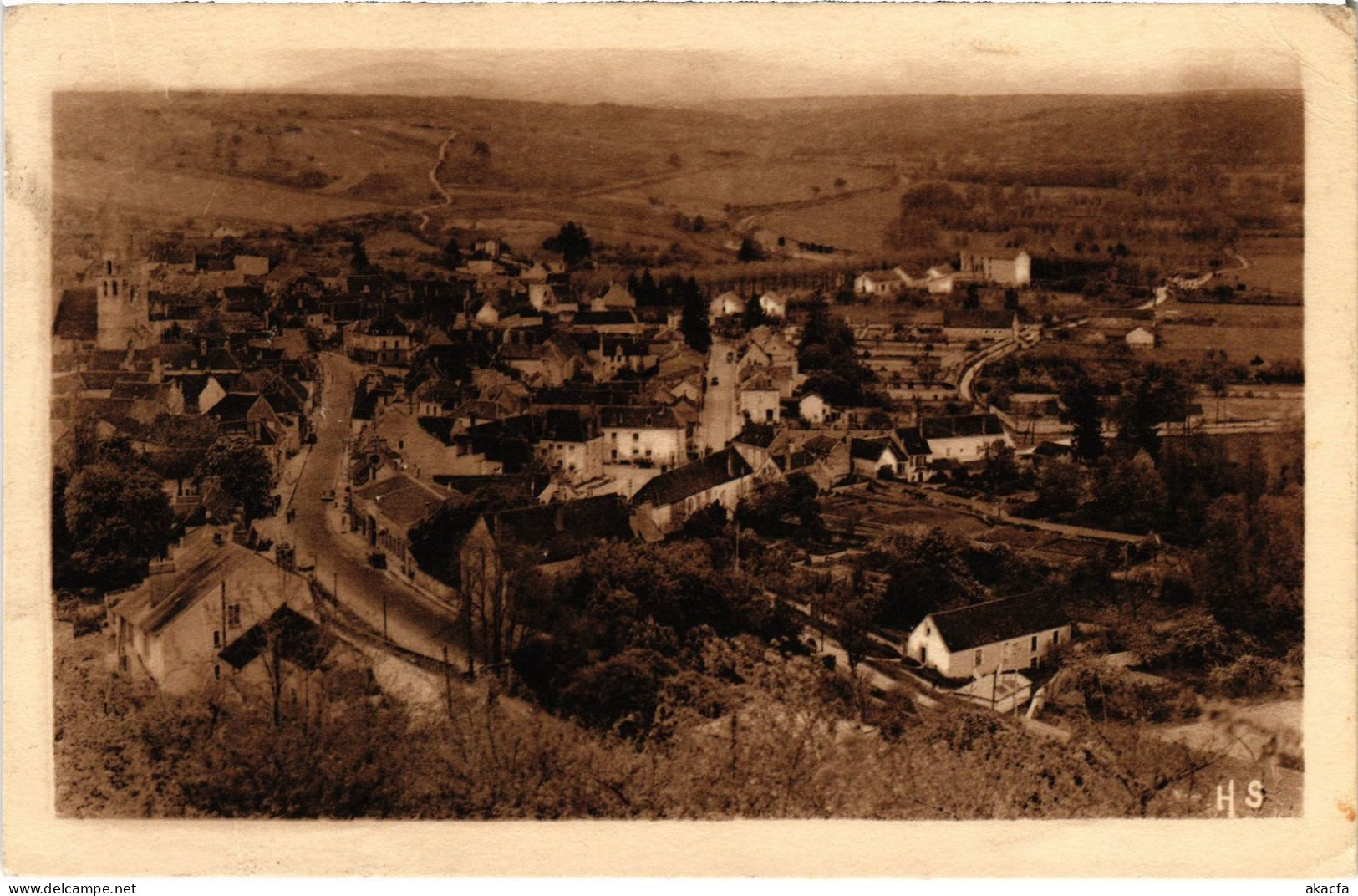 CPA Vermenton Vue generale FRANCE (1451721)