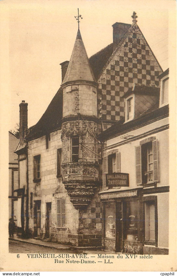 CPA Verneuil sur Avre Maison du XVIe siecle Rue Notre Dame