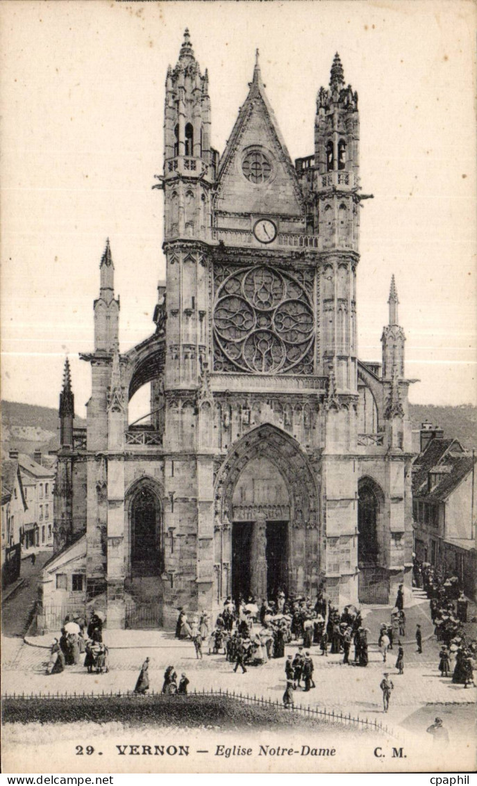 CPA Vernon Eglise Notre Dame