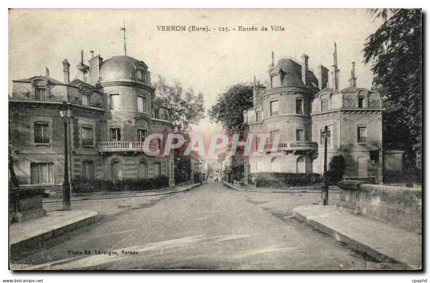 CPA Vernon Entree de la ville