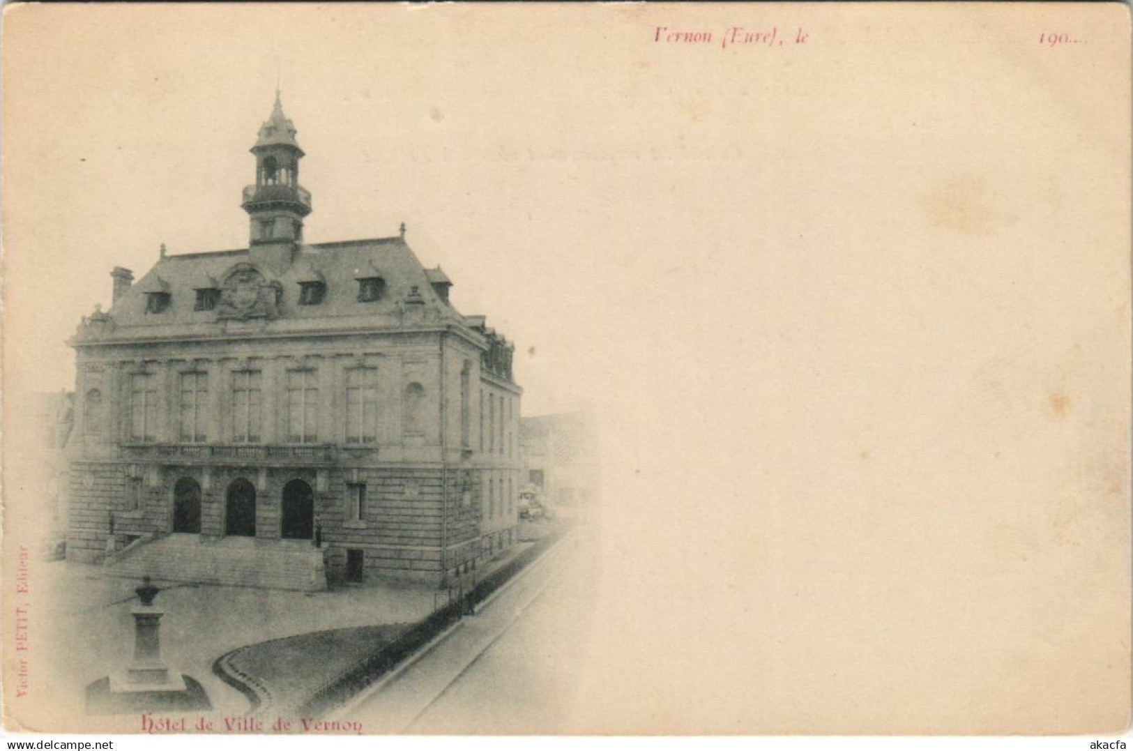 CPA VERNON Hotel de Ville de Vernon (1148752)