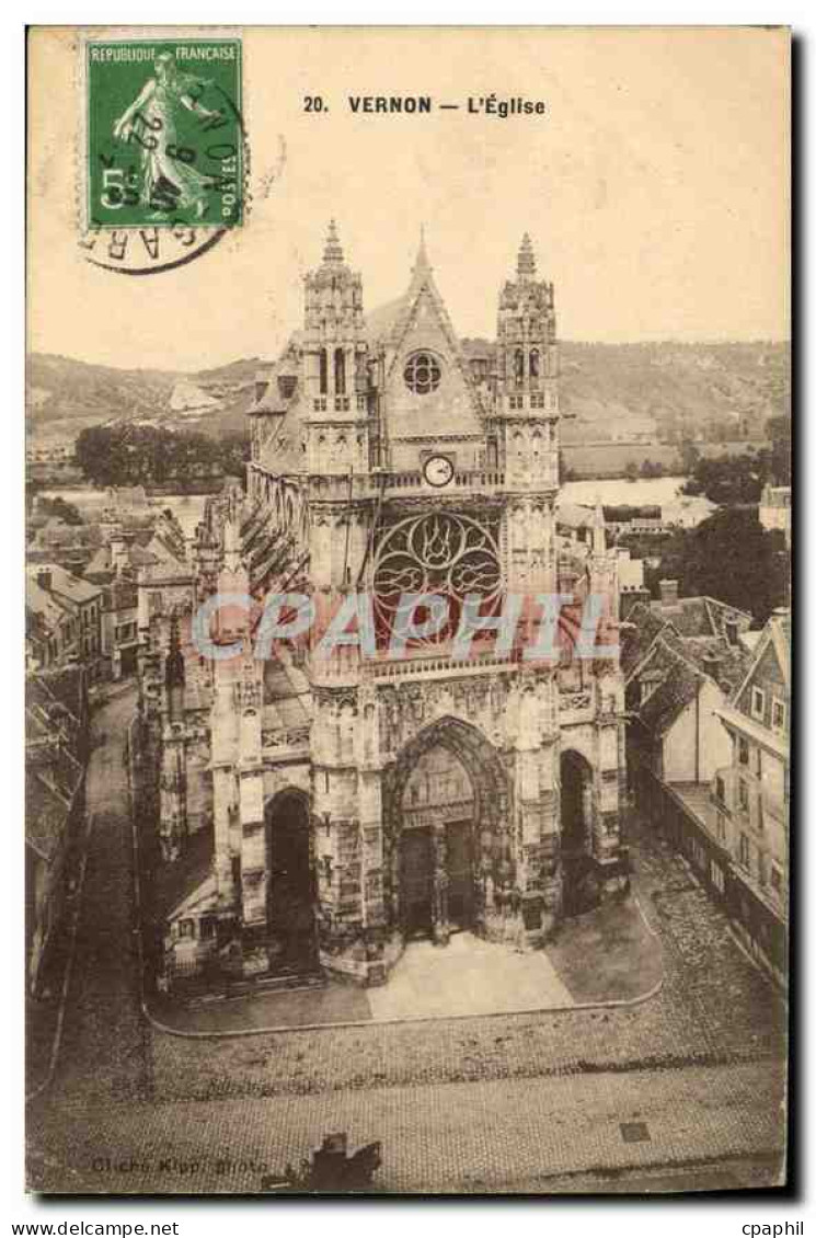 CPA Vernon L'Eglise