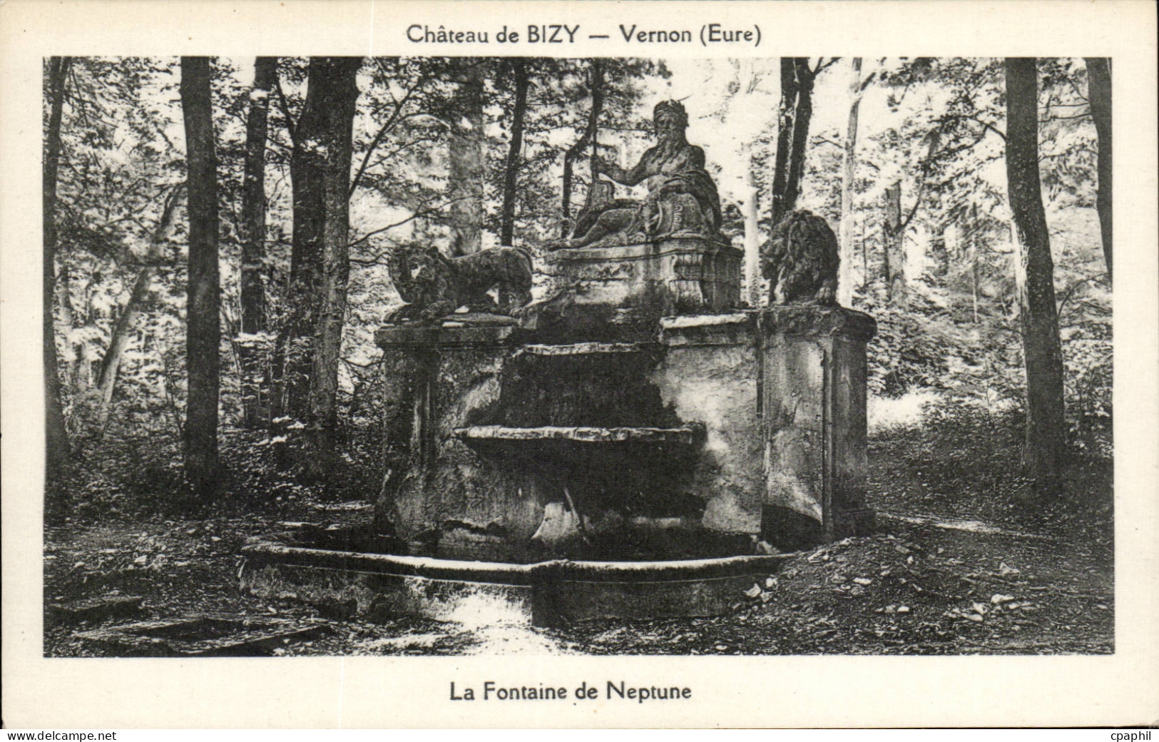 CPA Vernon La fontained de Neptune