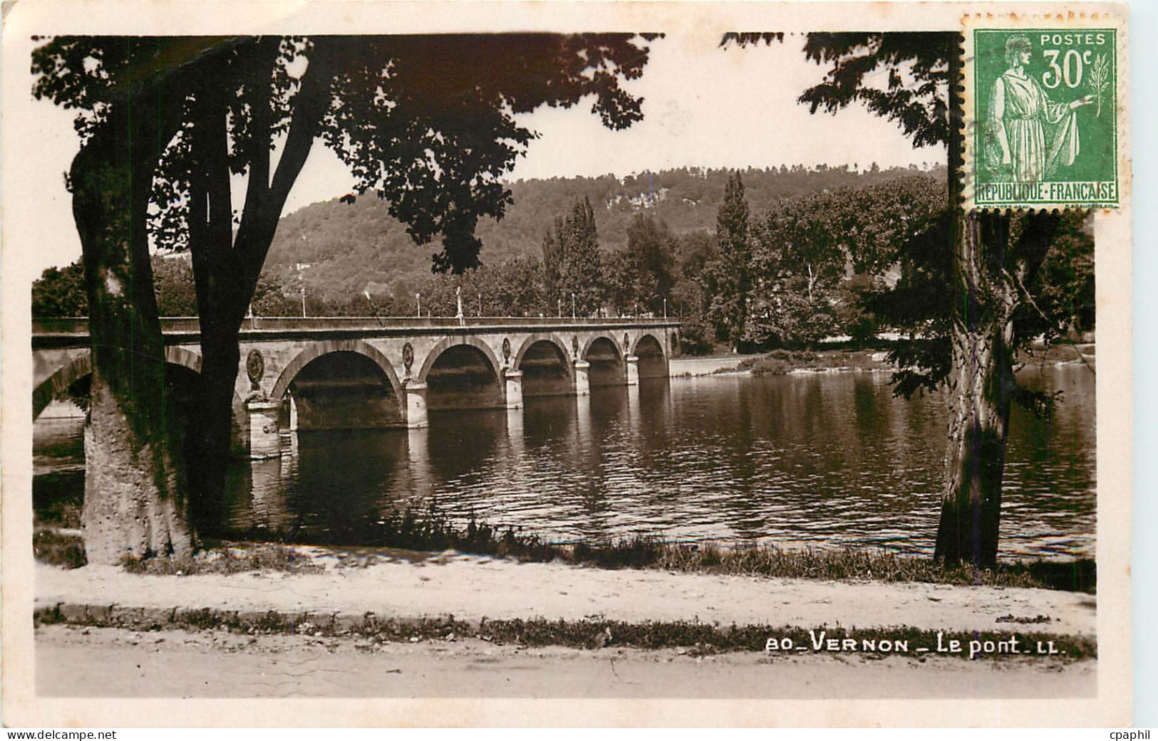 CPA Vernon Le pont