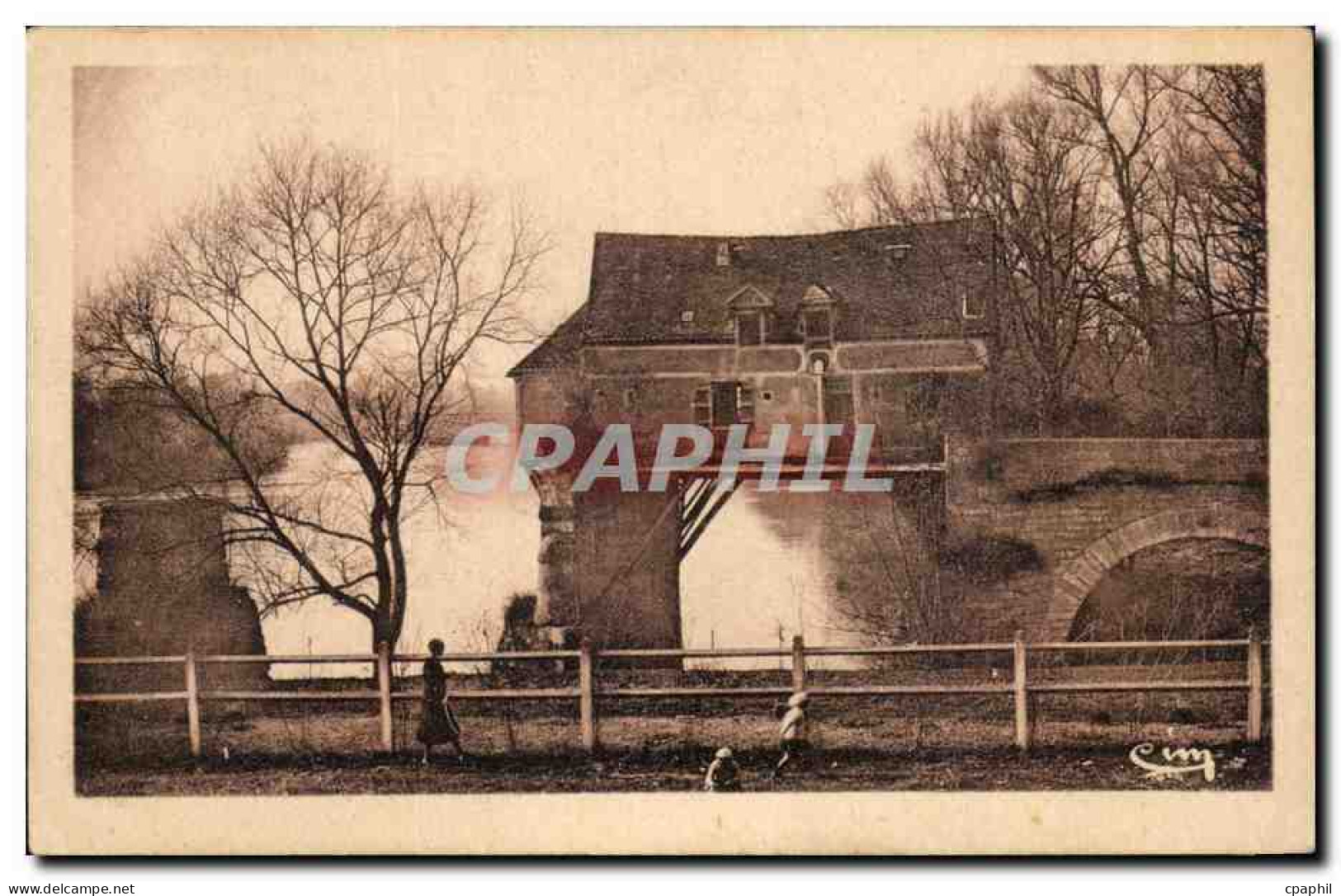 CPA Vernon Le vieux moulin
