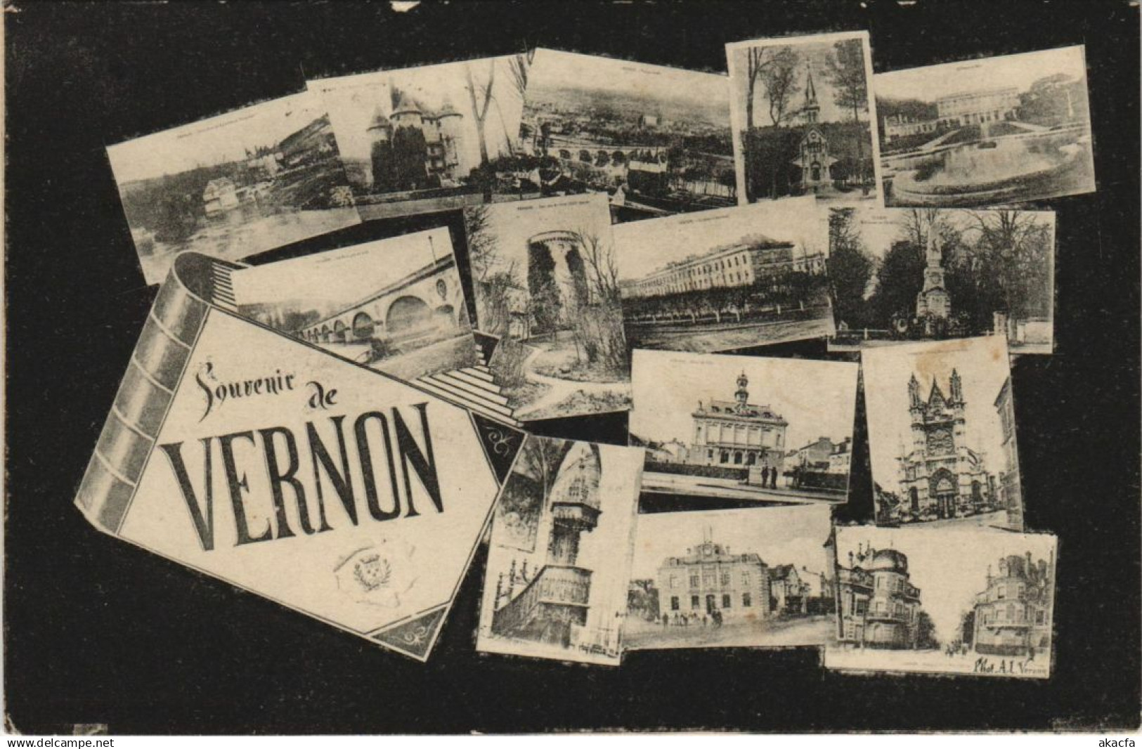 CPA VERNON Souvenir de Vernon - Scenes (1148849)