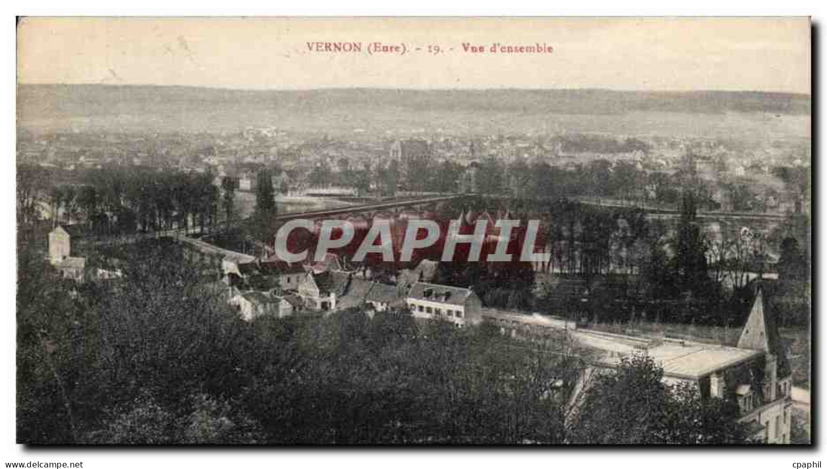 CPA Vernon Vue d'ensemble