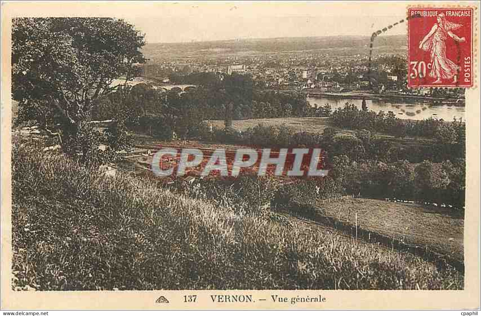 CPA Vernon Vue generale