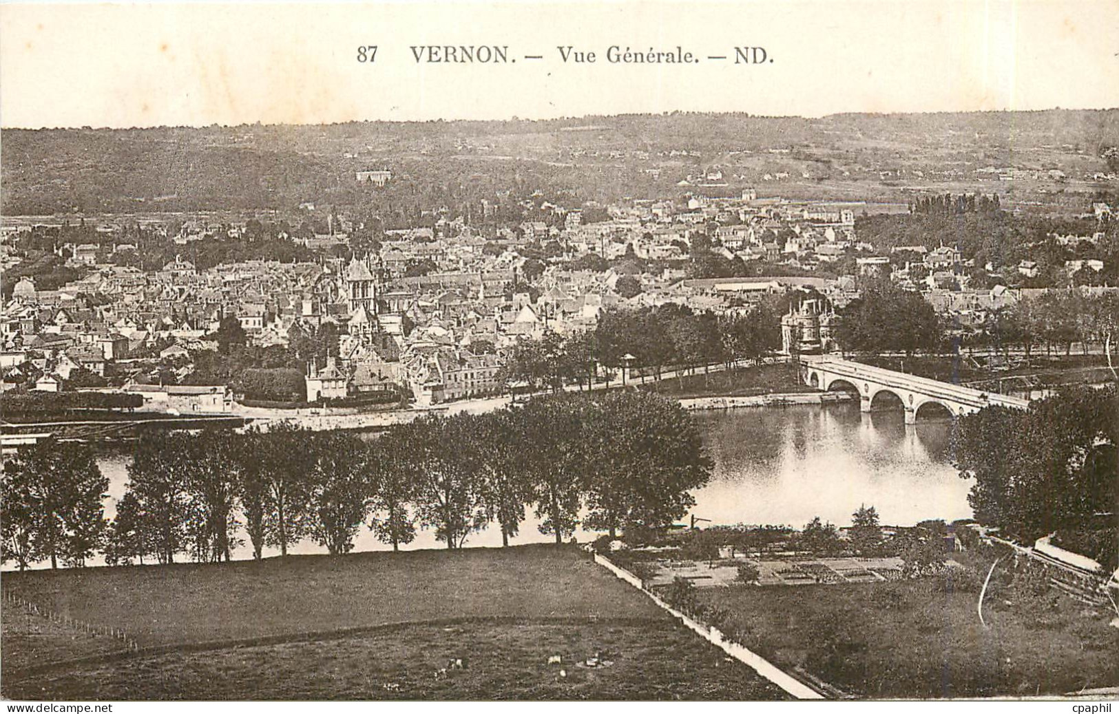 CPA Vernon Vue Generale