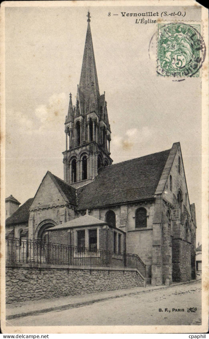 CPA Vernouillet L eglise