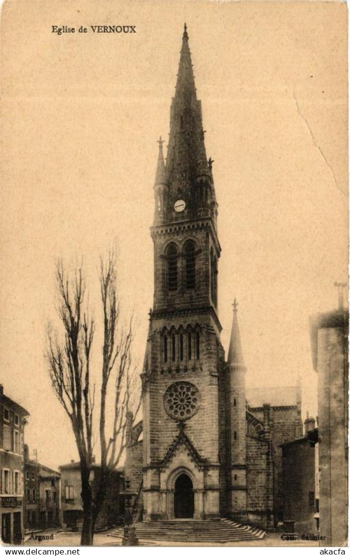 CPA VERNOUX Église (660828)