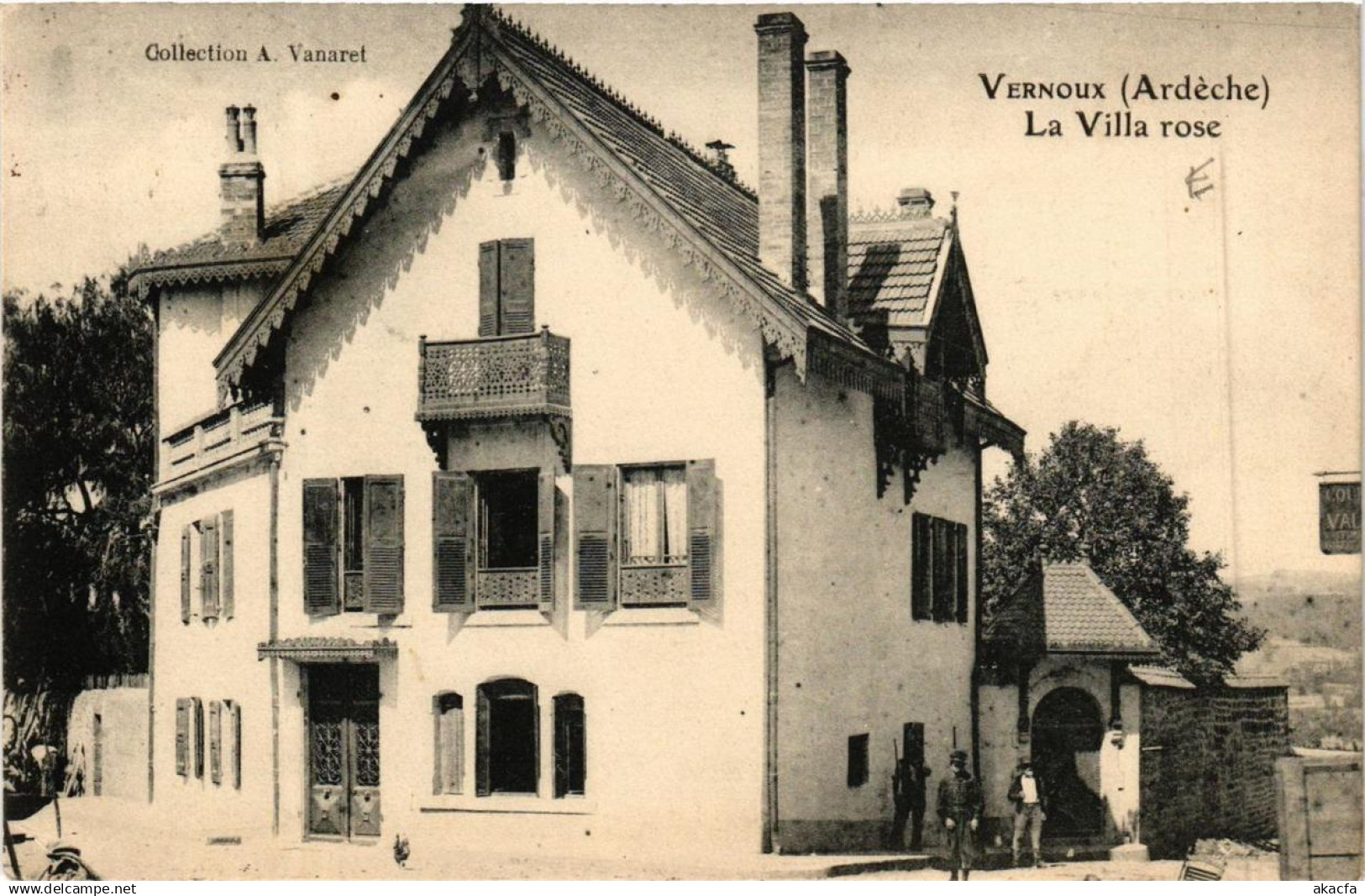 CPA VERNOUX La Villa rose (660578)