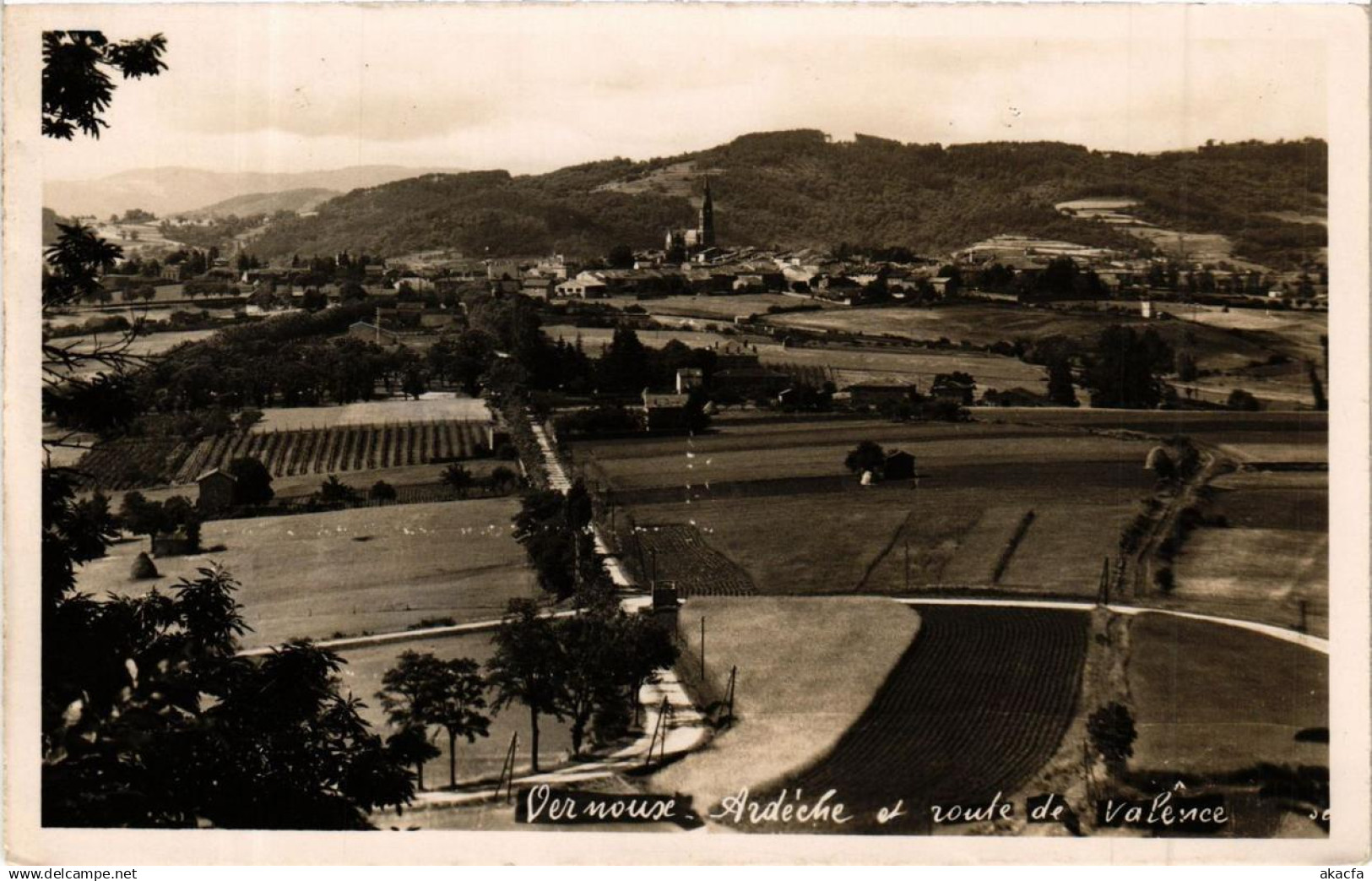 CPA VERNOUX Route de VALENCE (660856)