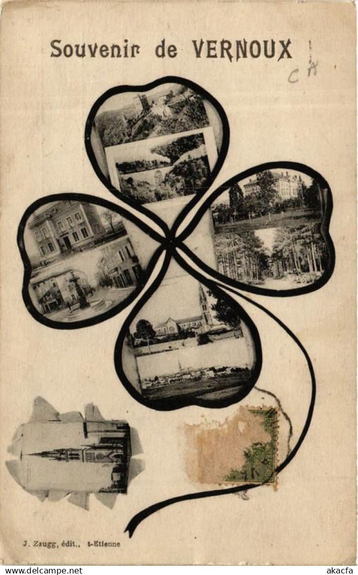 CPA VERNOUX Souvenir (660825)