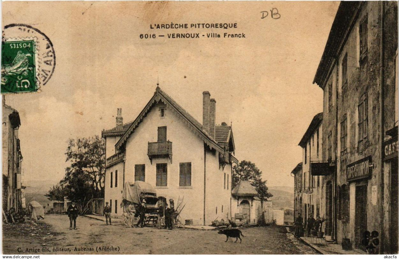CPA VERNOUX Ville Franck (660574)