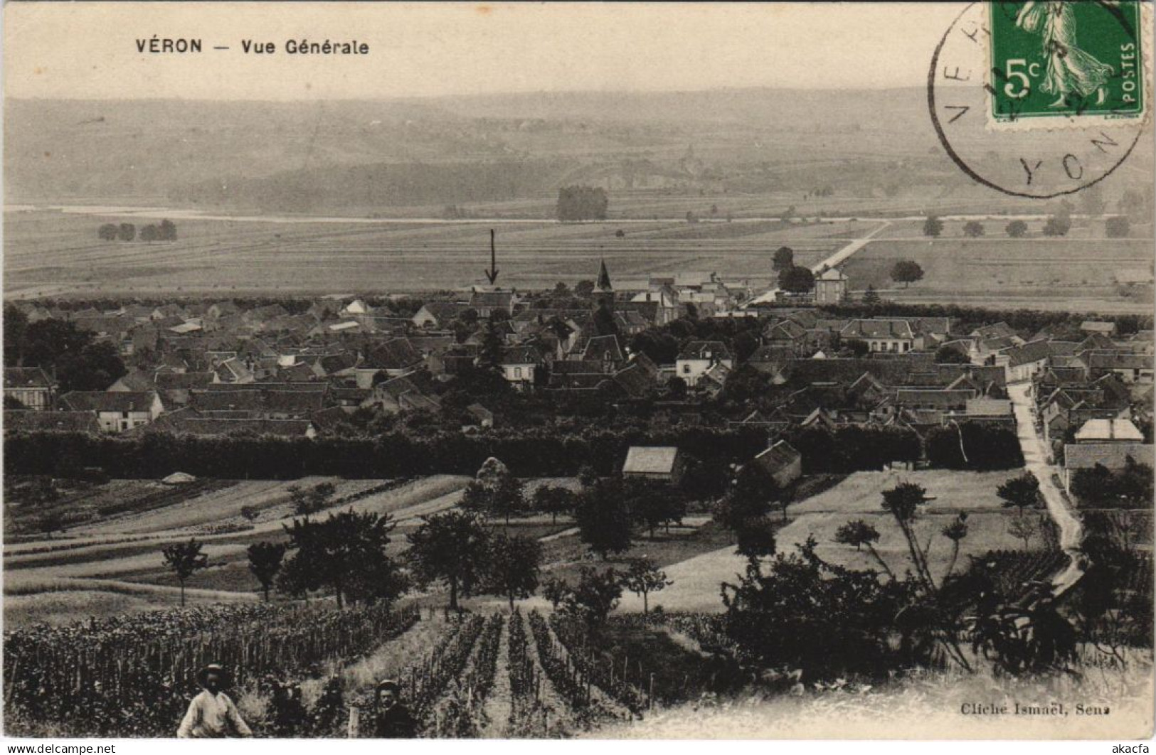 CPA VERON Vue generale (49178)