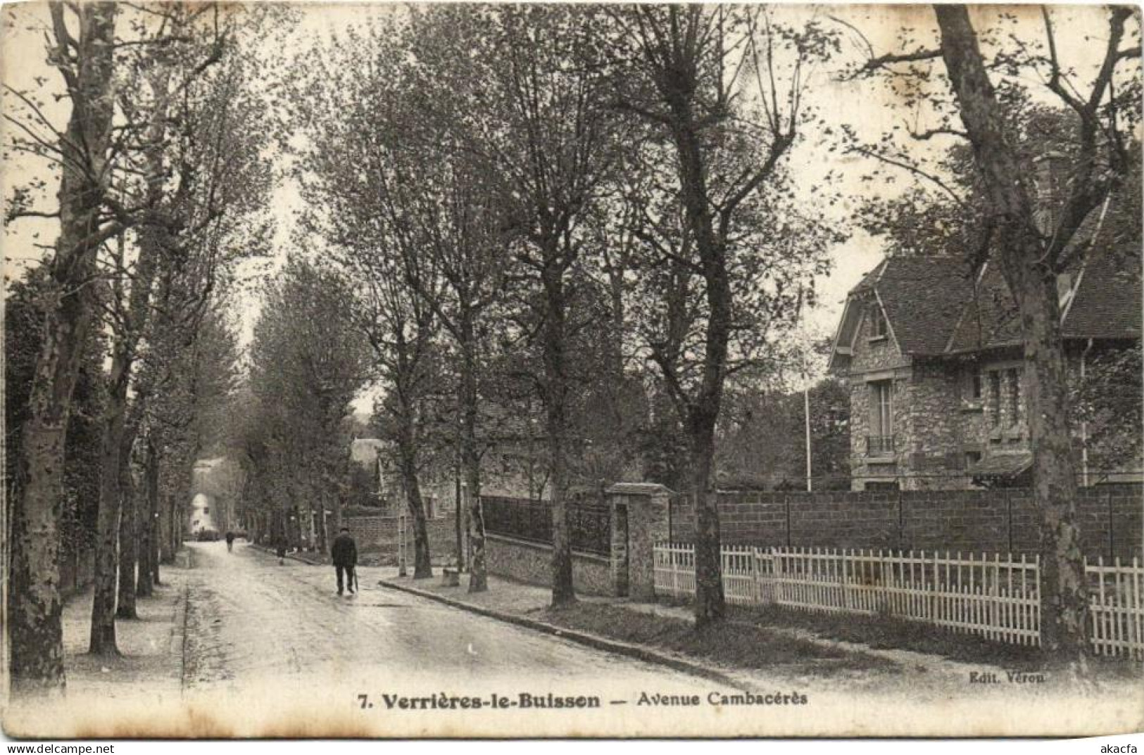 CPA Verriéres le Buisson-avenue Cambacérés (180422)