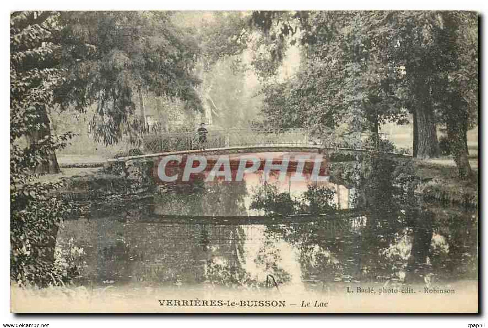 CPA Verrieres le Buisson Le Lac