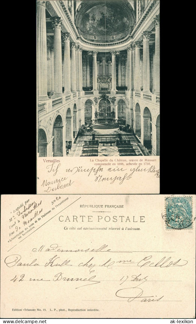 CPA Versailles La Chapelle 1909