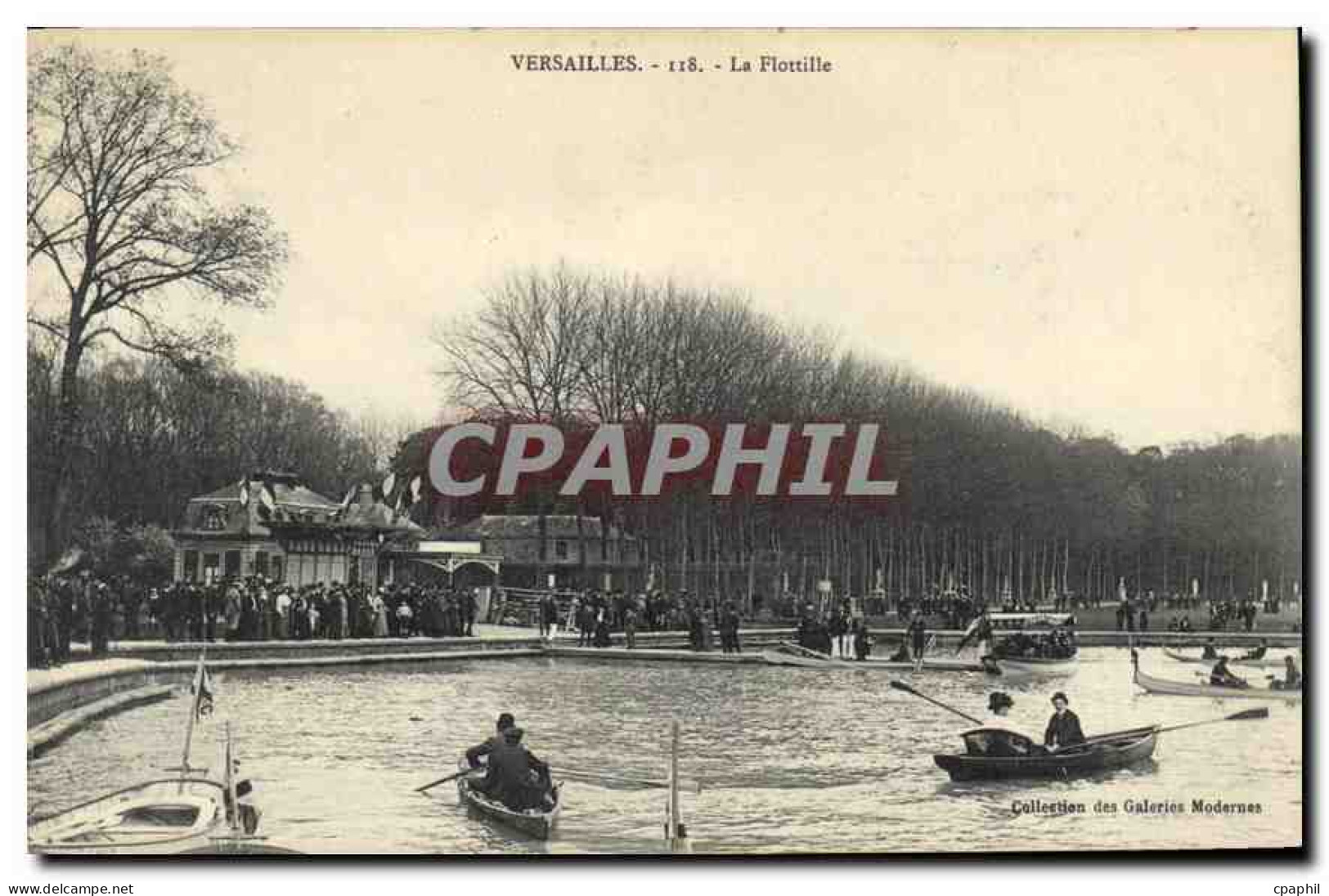 CPA Versailles La Flottille