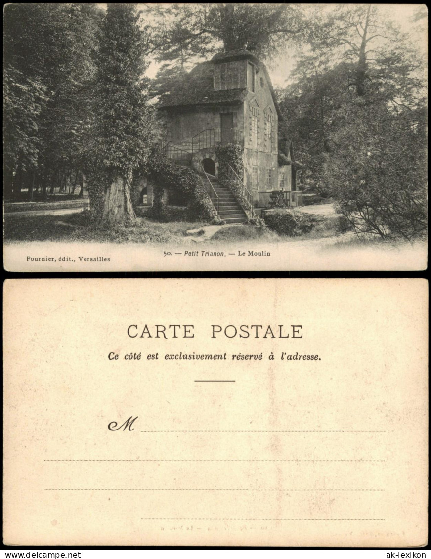 CPA Versailles Le Moulin im Petit Trianon 1910