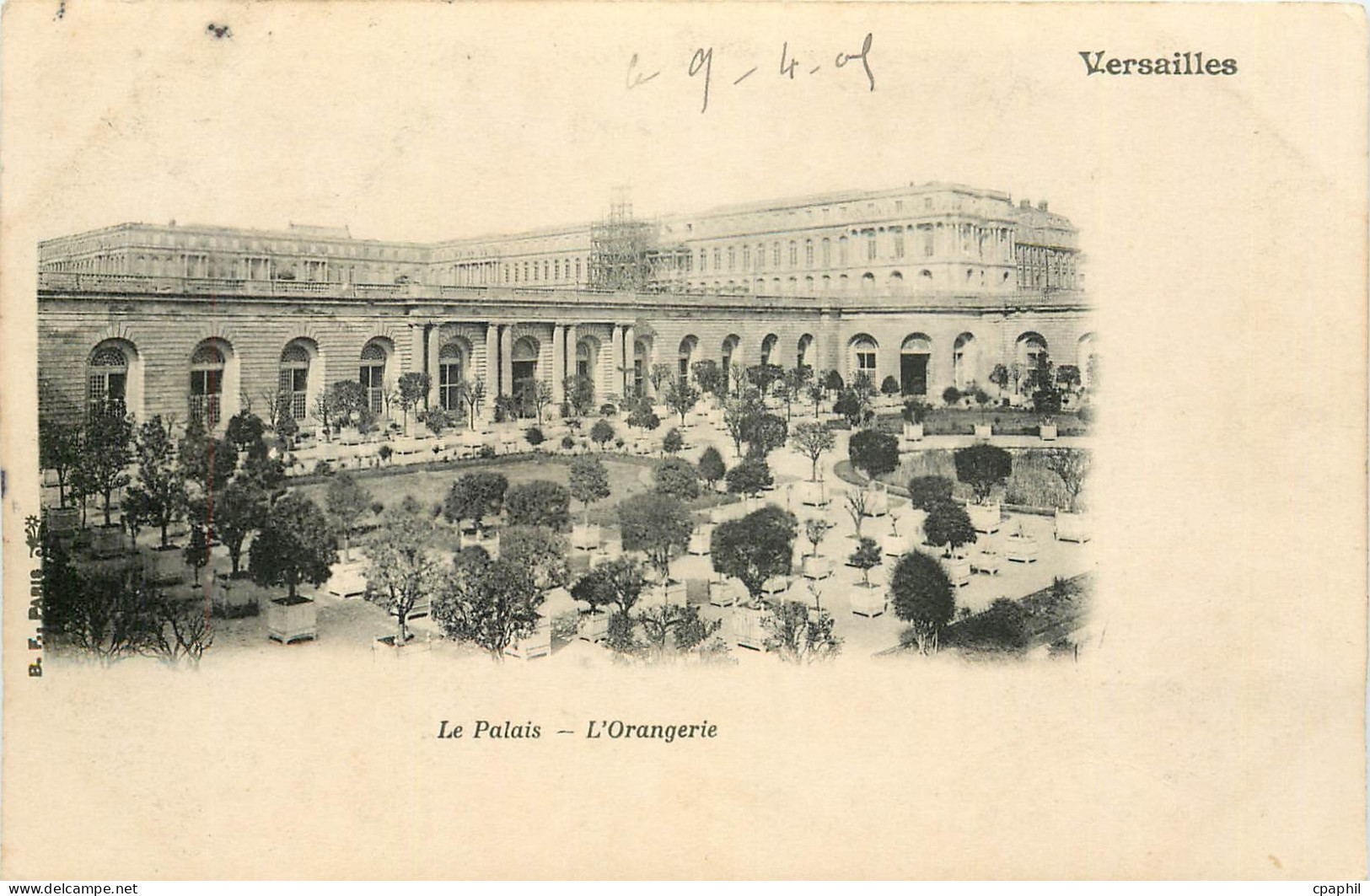 CPA Versailles Le Palais l'Orangerie