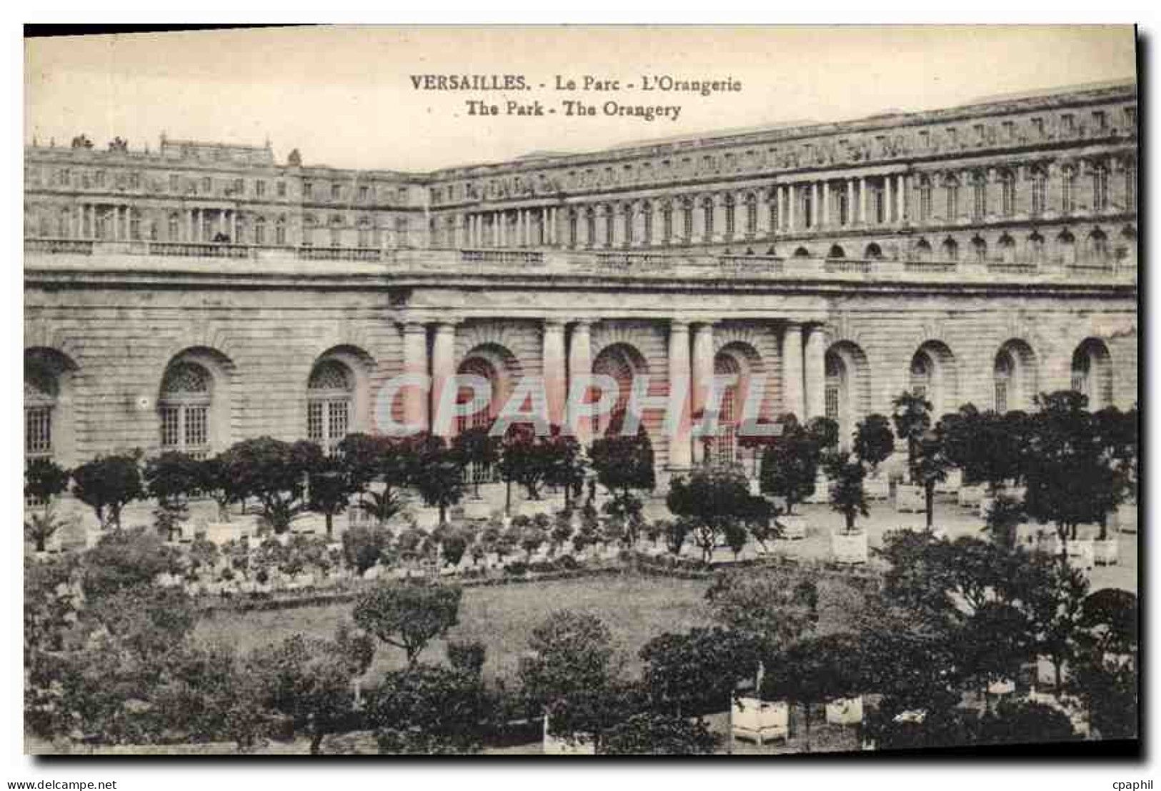CPA Versailles Le Parc L'Orangerie