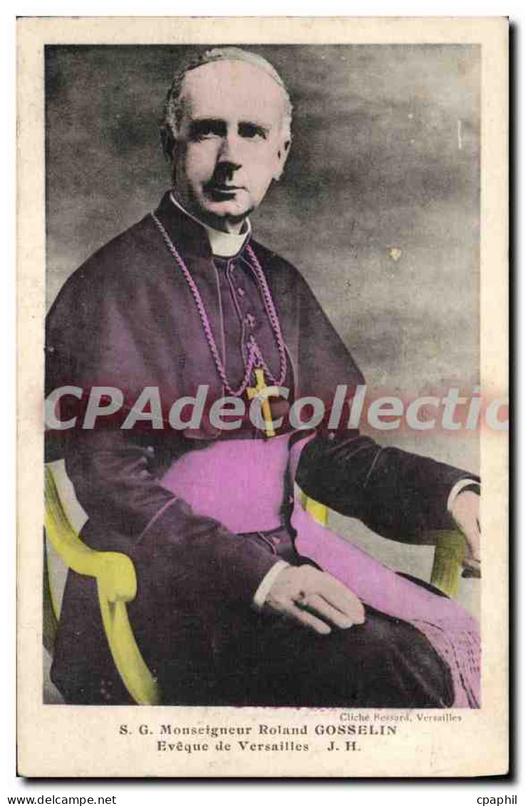 CPA Versailles Monseigneur Roland Gosselin evêque de versailles